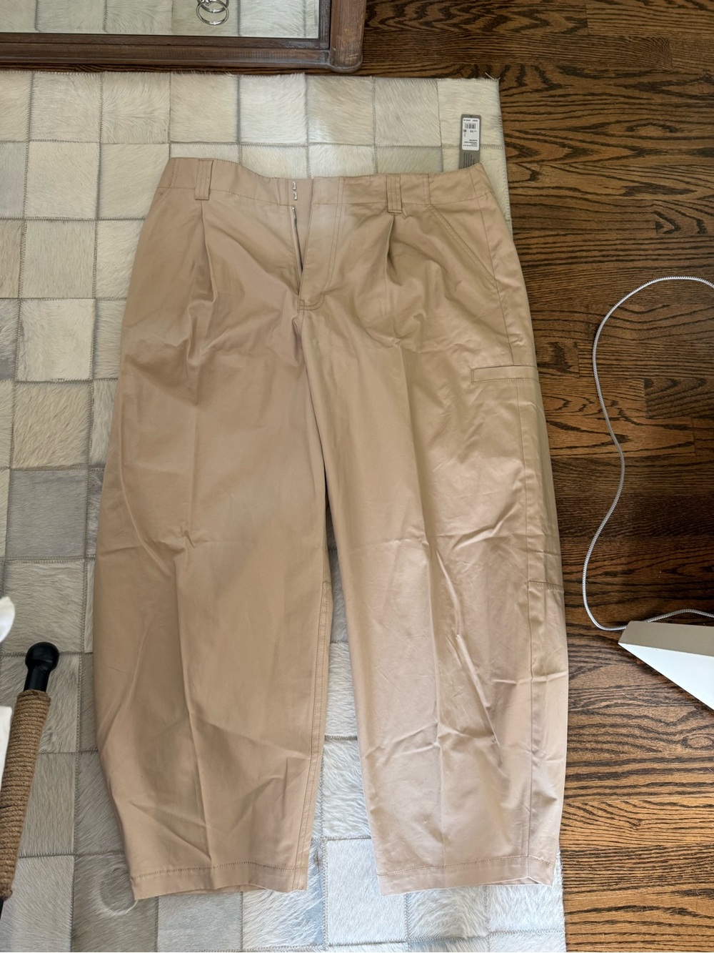 Hudson Jeans Tan Chino-Style Casual Pants